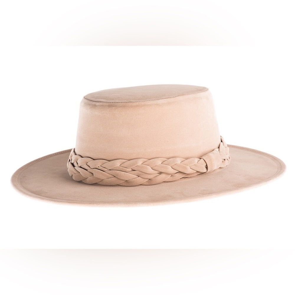 Anthropologie | Braided Suede Hat